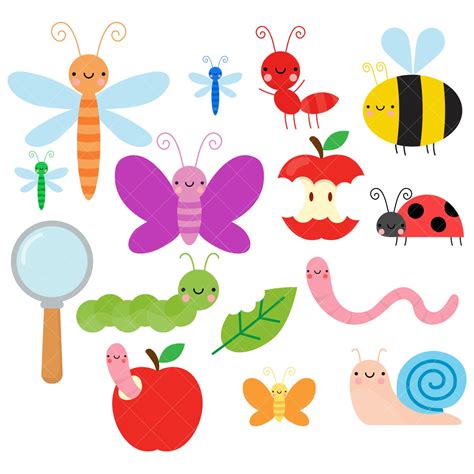 Bug Clipart Cute Bugs Clipart Insect Clipart