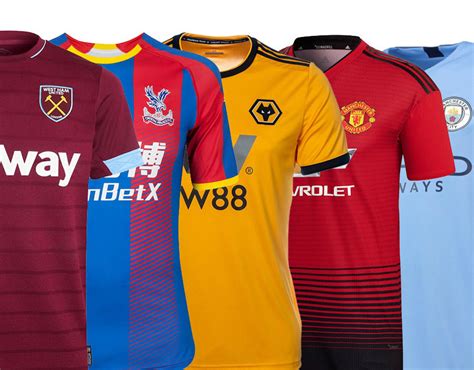 Descubre la plantilla del equipo everton fc para la temporada 2020/2021 : Premier League kits 2018/19: Every home shirt ranked ...