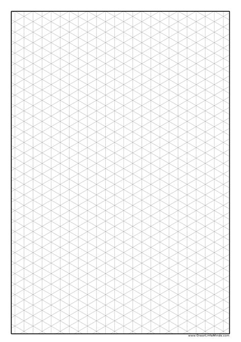 Printable Isometric Graph Paper Isometric Paper Isometric Grid