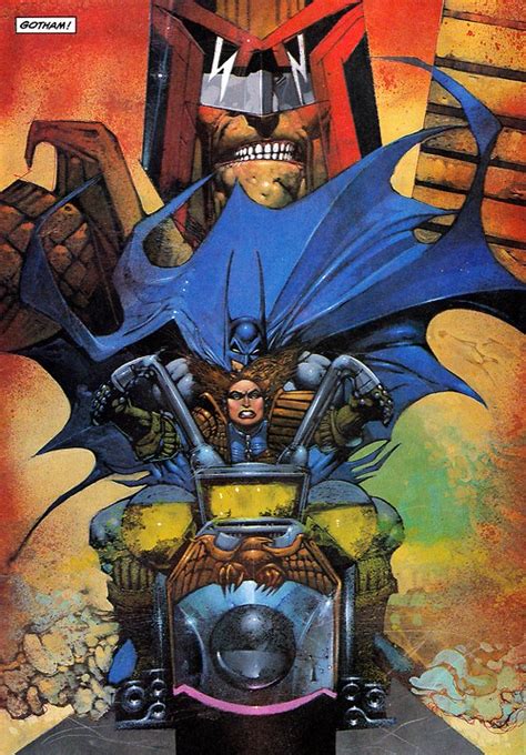 Batman Judge Anderson Judge Dredd By Simon Bisley Simon Bisley Art Comic Artist