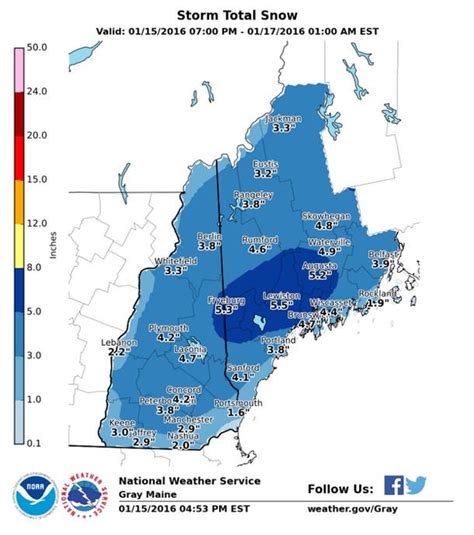 Update Weekend Snow Totals Revised Ice Expected Amherst Nh Patch
