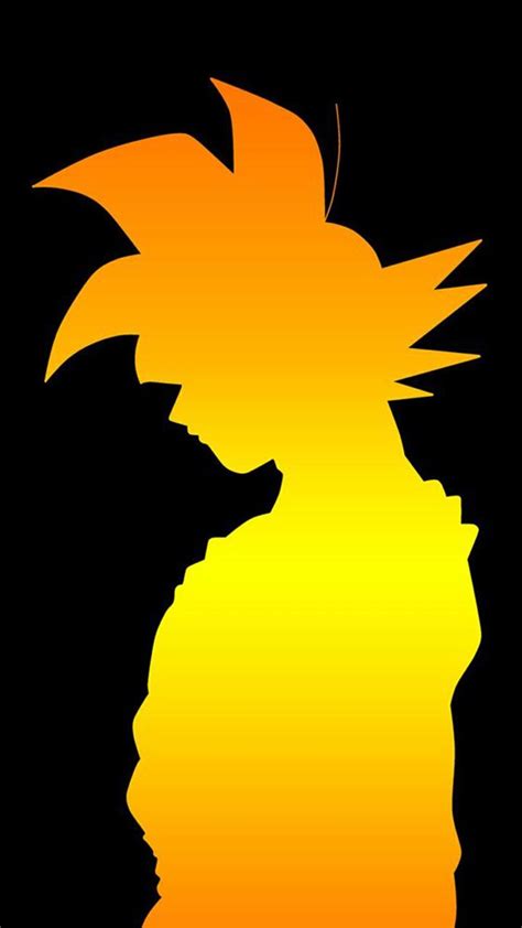 Goku Silhouette Wallpaper Dragon Ball Dragon Ball Z Seni Anime