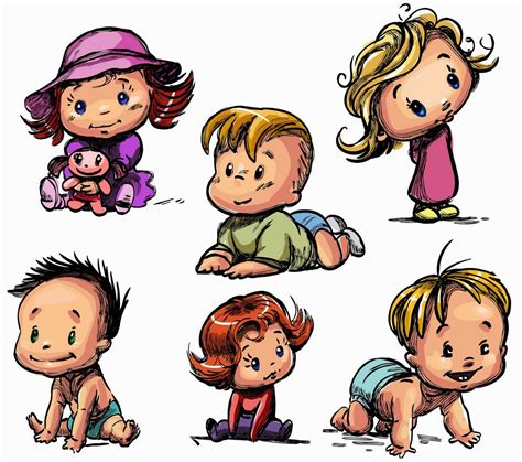 Gambar Bayi Versi Kartun Pulp
