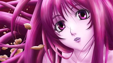Wallpaper Illustration Anime Girls Hair Toy Pink Tenjou Tenge