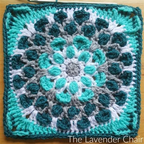Cascading Mum Mandala Square Crochet Pattern The Lavender Chair