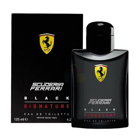 Ferrari Scuderia Black Signature Perfume For Men 125ml Branded