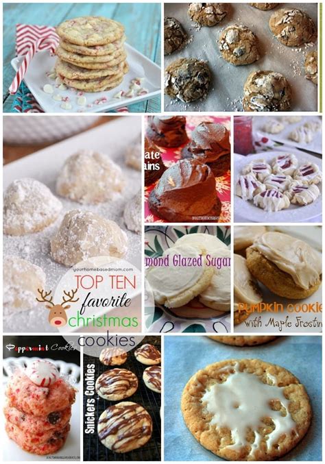 We will be baking and packing up treats for the next week to be delivered to our family. My Top Ten Favorite Christmas Cookies - Your Homebased Mom