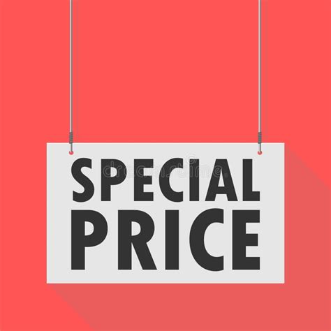 Red Special Price Sign Stock Vector Illustration Of Sale 92218816