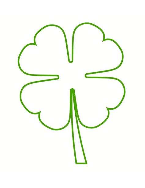 Free Printable Shamrock Templates