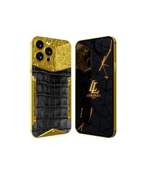 Luxury Apple Phones 24k Gold Iphone 14 Pro Max Leronza