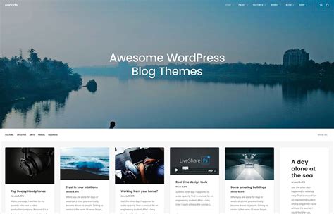 Free Wordpress Blog Themes For Writers Workreveal