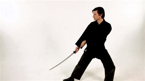 How To Do Gedan No Kamae Katana Stance Sword Fighting Youtube