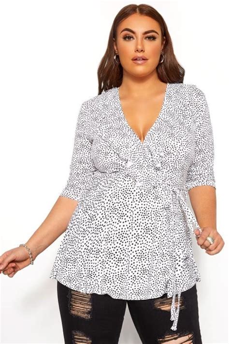 Plus Size Plunge Top Ladies Plunge Tops Yours Clothing