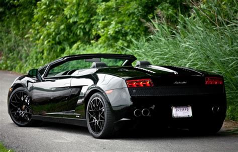 Lamborghini Gallardo Spyder Black Cool Car Wallpapers