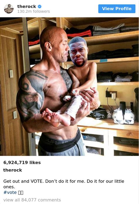 Kevin hart ﻿says he's known around the gym as the rock for his sculpted body. The Rock And Kevin Hart Trolling Each Other Is One Of The ...