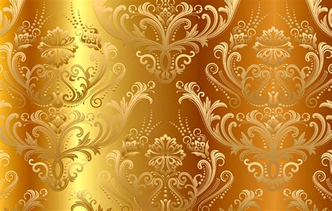 Golden Background Pattern
