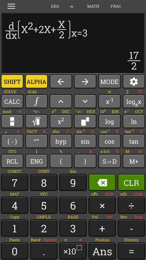 School Scientific Calculator Casio Fx 570 Es Plus Apk For Android Download