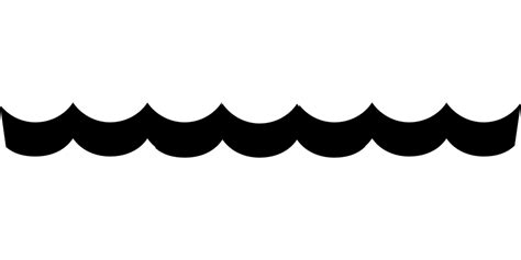 Black And White Wave Pattern Vector