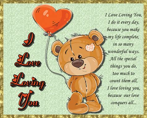 I Love Loving You Free Love Conquers All Day Ecards Greeting Cards