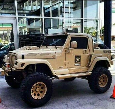 Desert Tan Army Jeep Veh Military And Military Style