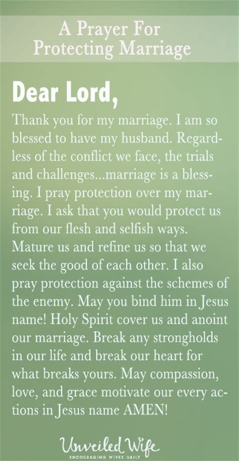 Prayer Of The Day Protecting My Marriage