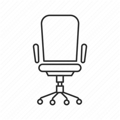 Chair, chair with arms, chair with wheels, desk chair, office, office chair, rolling chair icon