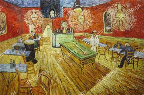 The Night Cafe At Arles Painting By Vincent Van Gogh Reproduction