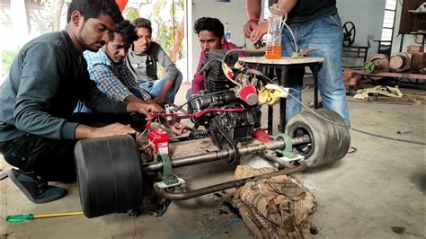 Team Garuda Go Kart Making Video Bits Warangal Youtube