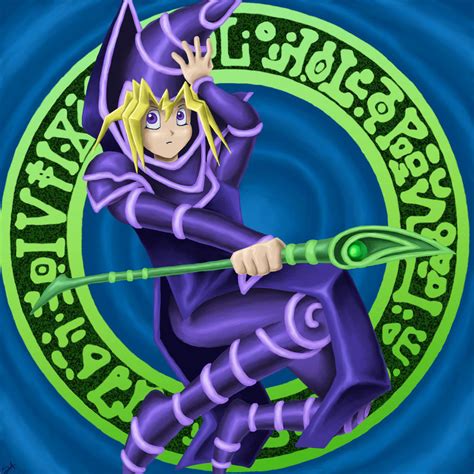Dark Magician Yugi By Strange Argument On Deviantart