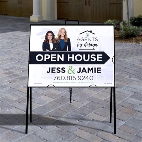 Open House Signs For California Independent Real Estate Dee Sign