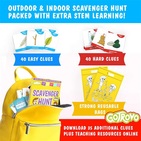 Scavenger Hunt For Kids Find It Game Indoor And Outdoor Games For 3