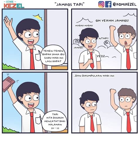 25 Daftar Gambar Komik Lucu Anak Sekolah Terkeren Fullstiker