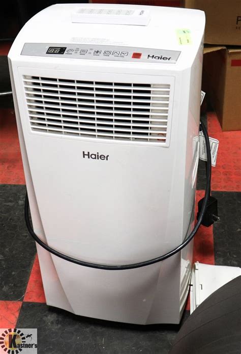 It adequately cools a room the remote control and timer are both handy, and the noise level seems average, being quieter on fan only. HAIER PORTABLE AIR CONDITIONER WITH REMOTE - Kastner Auctions