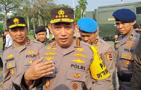 Libatkan Tni Polri Kapolri Pastikan Pemilu Berjalan Aman Dan