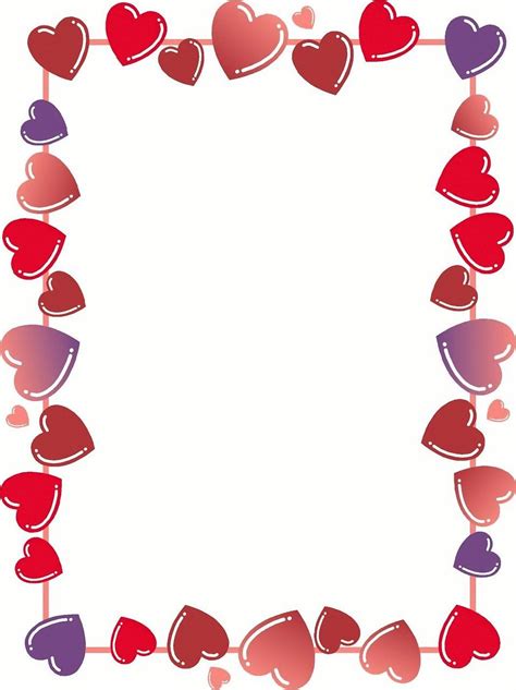 Heart Border Free Stock Photo Free Valentine Clip Art Valentines
