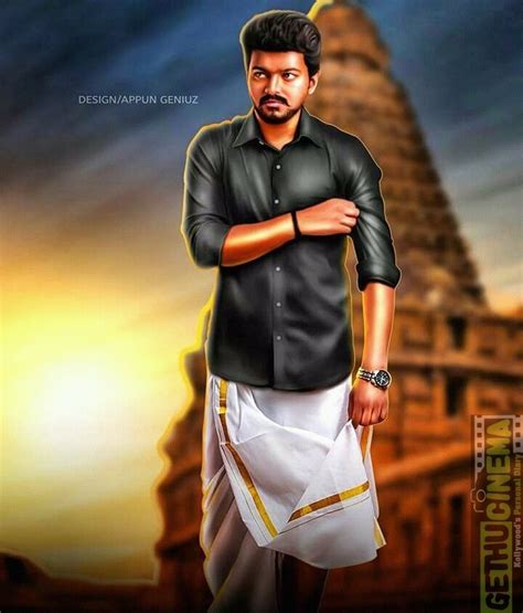 Thalapathy 61 Movie HD Fan Made Design Poster Specially For Vijay