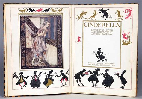 Arthur Rackham Cinderella Retold By C S Evans And Illustrated By Arthur Rackham