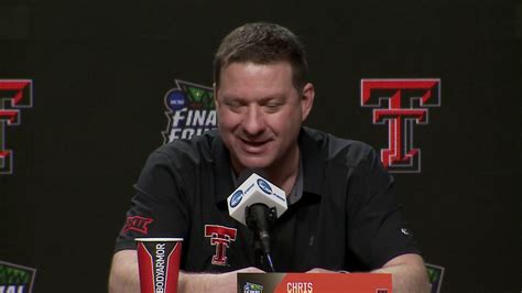 Texas Tech Coach Chris Beard Formal Presser At Final Four Thursday
