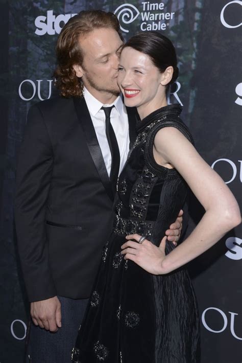 Sam Heughan And Caitriona Balfes Cutest Pictures Popsugar Celebrity