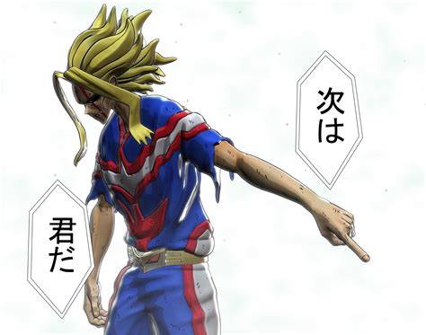 All Might Fan Art My Hero Academia Finished Projects Blender