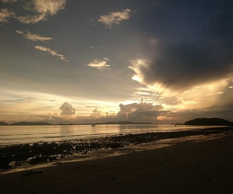 The Sunset On The Thailand Coast Krabi Province 4715x3936 Oc R