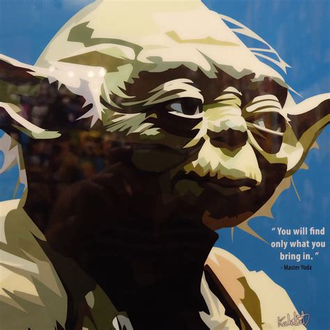 Yoda Pop Art Poster By Keetatat Sitthiket Star Wars Infamous Inspiration