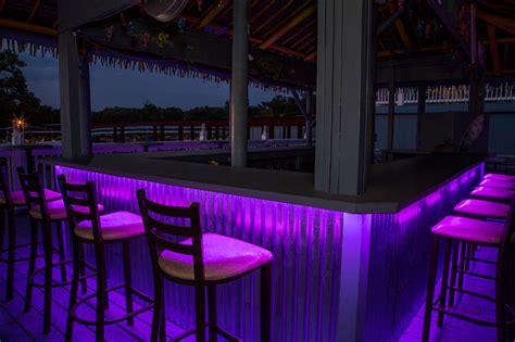 Led Outdoor Bar Lighting Tropical Patio St Louis