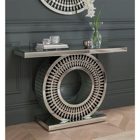 Crystal Mirrored Console Table | Console Table ...