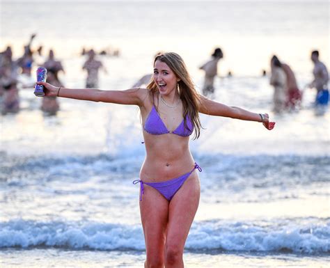 Annual May Day Dip Sees Hundreds Of Babes Strip Off And Hit The Water Daily Record