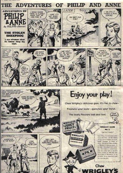 Graeme Wood On Twitter From March 1954 Tv Comic Weekly Features