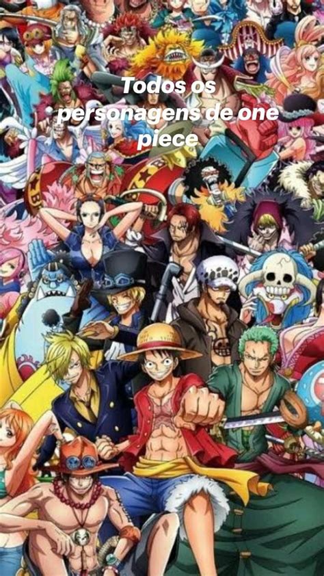 Todos Os Personagens De One Piece One Piece Personagens Personagens