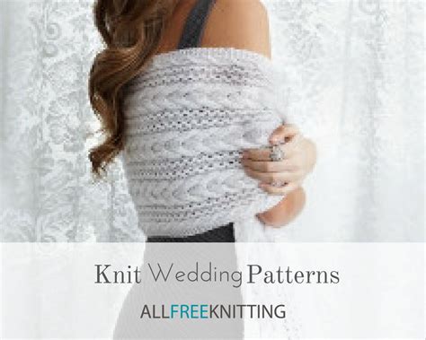 Learn how to knit a basic triangle shawl or a more complicated pattern! 21 Knit Wedding Patterns | AllFreeKnitting.com