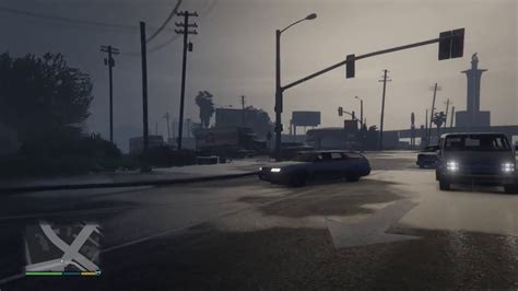 Grand Theft Auto 5 Ps4 Walking In Rain Youtube