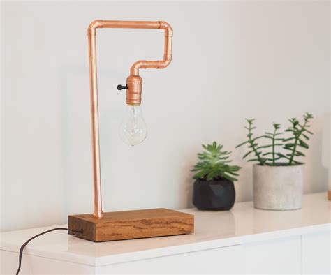 Copper Pipe Table Lamp 8 Steps With Pictures Instructables